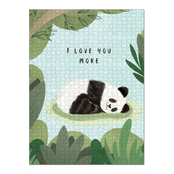Puzzle Ravensburger "Love u more" artboxONE - Für Kinder,Tiere,Liebe