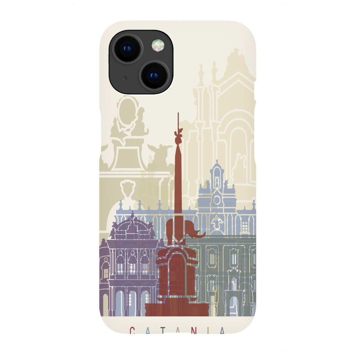 "Catania skyline"für iPhone - Premium-Case Handyhülle artboxONE