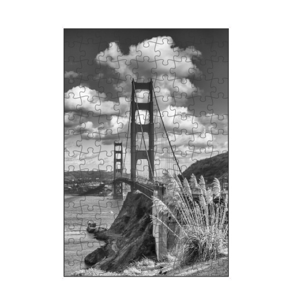 artboxONE Puzzle "Monochrome Golden Gate Bridge" artboxONE - Architektur,Städte / San Francisco