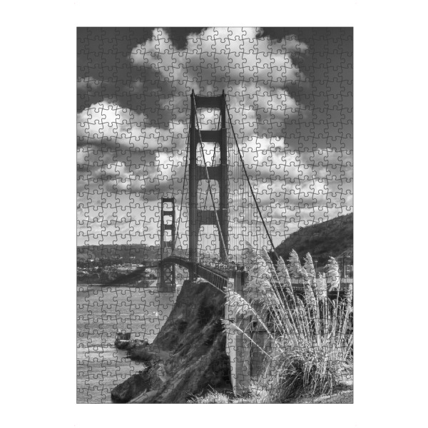 Puzzle Ravensburger "Monochrome Golden Gate Bridge" artboxONE - Architektur,Städte / San Francisco