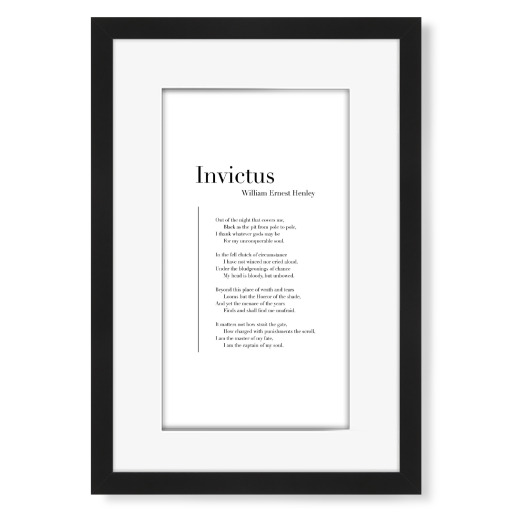 Invictus by William Ernest Henley