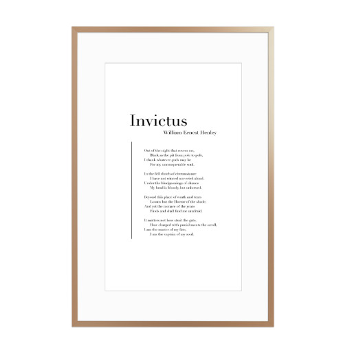 Invictus by William Ernest Henley