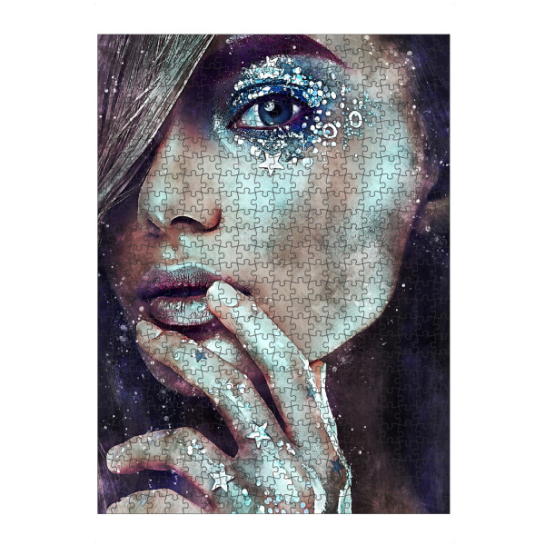 artboxONE Puzzle "Girl Portrait Close Up (matart)" artboxONE - Abstrakt,Menschen