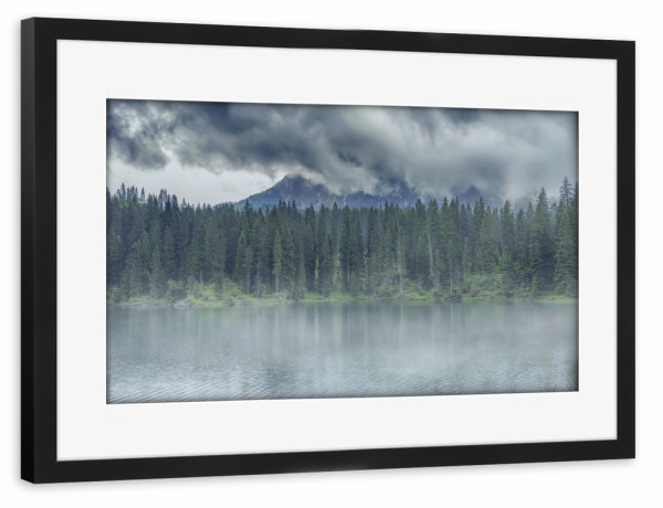 Poster mit Rahmen schwarz "Clouds and fog" artboxONE - Natur,Reise,Reise / Länder