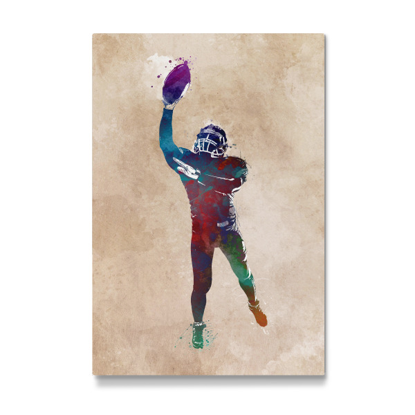 Galerie-Print "American football sport player" 30x20 cm artboxONE