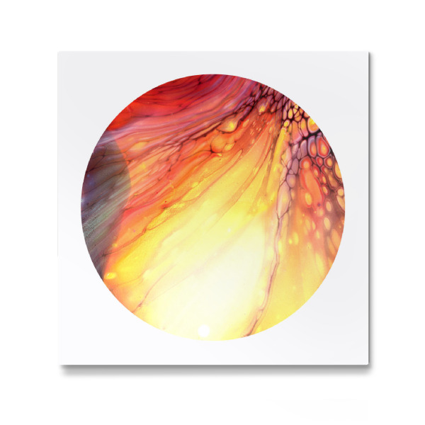 Galerie-Print "Light Yellow then Red - Cells" 30x30 cm artboxONE