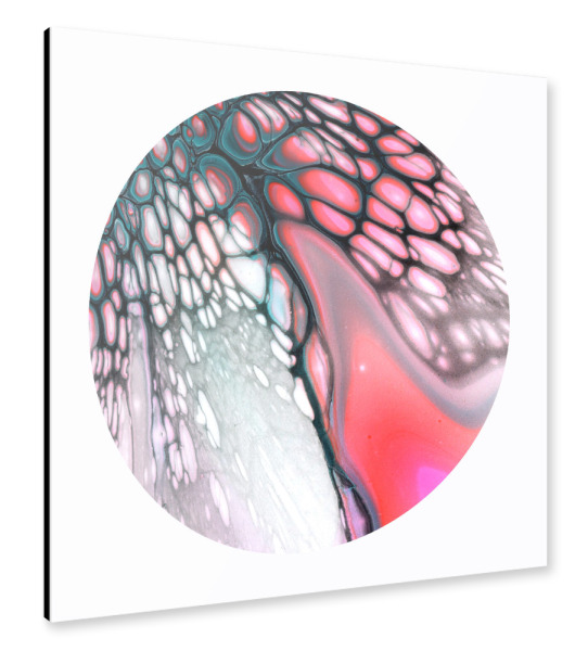 Alu-Dibond "Pink Butterfly Wing" 30x30 cm artboxONE