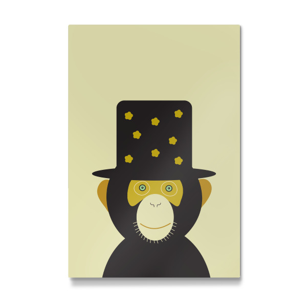 Galerie-Print "Affe Tierpotrait Affenkopf" 30x20 cm artboxONE