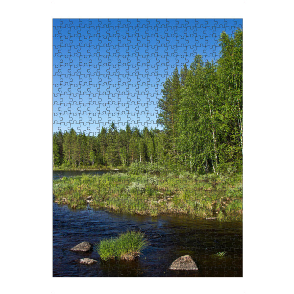 Puzzle Ravensburger "Sommer am Fluss" artboxONE - Natur,Reise,Reise / Länder