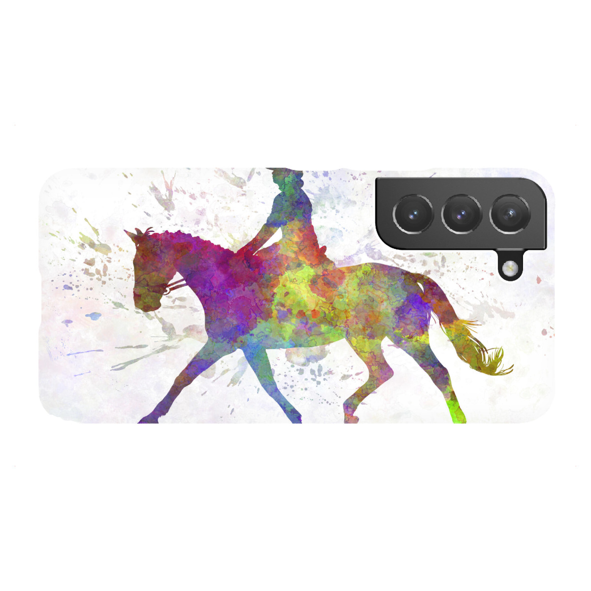 Samsung Galaxy "Horse show in watercolor-e" Premium-Case Handyhülle artboxONE