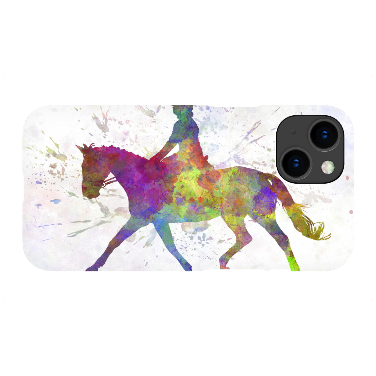 iPhone "Horse show in watercolor-e" Premium-Case Handyhülle artboxONE