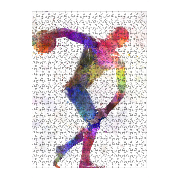 artboxONE Puzzle "Discobolus" artboxONE - Sport - Sport,Sports,Color,Illustration,Bodybuilder,Gymnast,Discobolo,Discobulus - Bild sport
