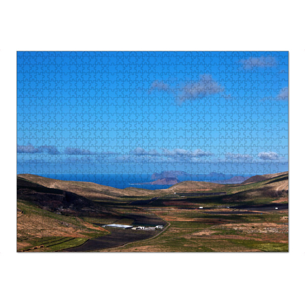 Puzzle Ravensburger "Tal auf Lanzarote" artboxONE - Natur,Reise,Reise / Strand und Meer,Reise / Länder