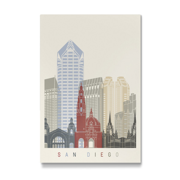 Galerie-Print "San Diego skyline-b" 30x20 cm artboxONE