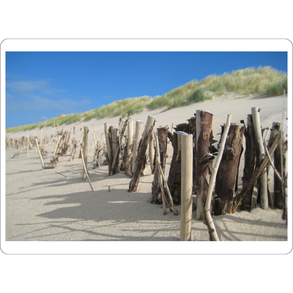 Tischset "Strandbefestigung" artboxONE - Natur,Reise,Reise / Strand und Meer