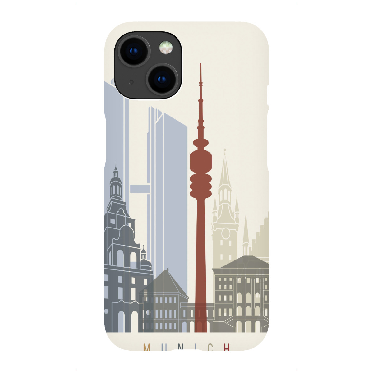 iPhone "Munich skyline" Premium-Case Handyhülle artboxONE