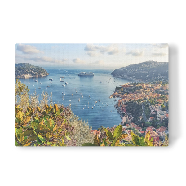 Leinwandbild "Villefranche Bay" artboxONE - Städte,Reise,Architektur,Reise / Strand und Meer,Reise / Länder