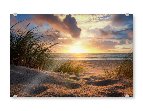 Acrylglasbild "Sommerabend" artboxONE - Natur,Reise,Reise / Strand und Meer