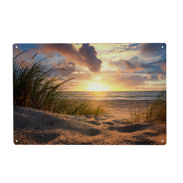 Holzbild "Sommerabend" artboxONE - Natur,Reise,Reise / Strand und Meer