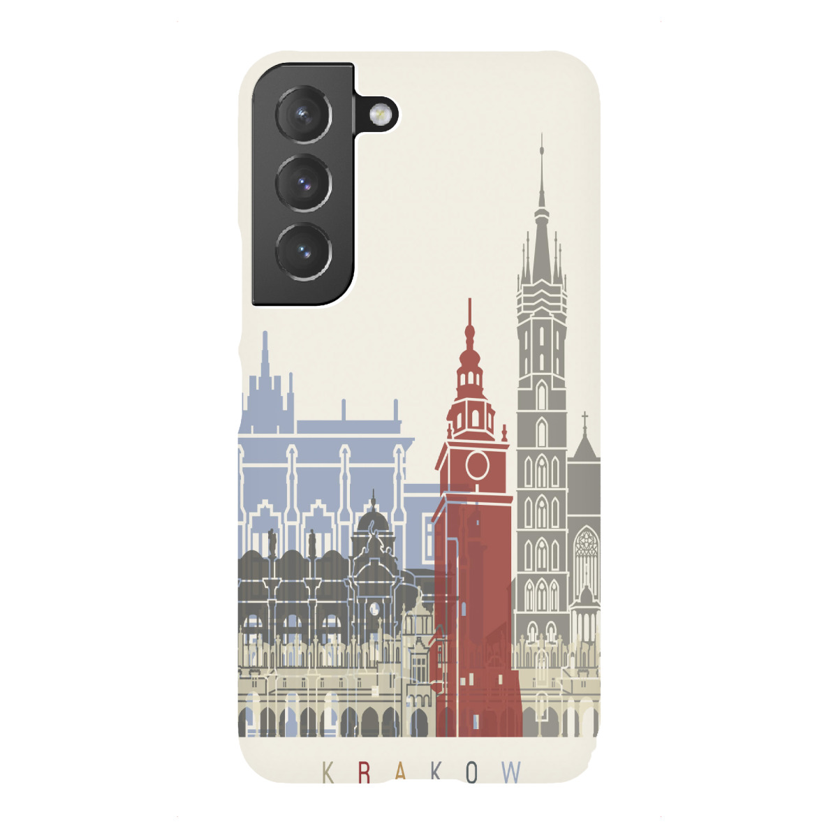Samsung Galaxy "Krakow skyline" Premium-Case Handyhülle artboxONE