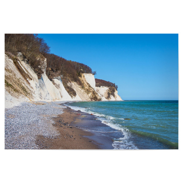 Poster "Kreidefelsen im Frühling" artboxONE - Natur,Reise,Reise / Strand und Meer