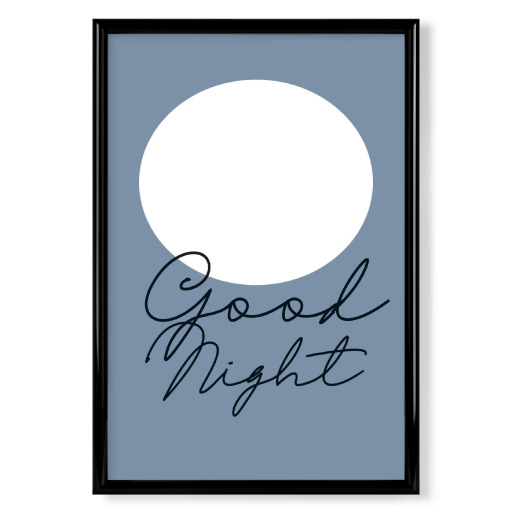 Good Night & Mond I Blau