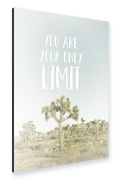 Alu-Dibond "Grenzen überschreiten" 30x20 cm artboxONE