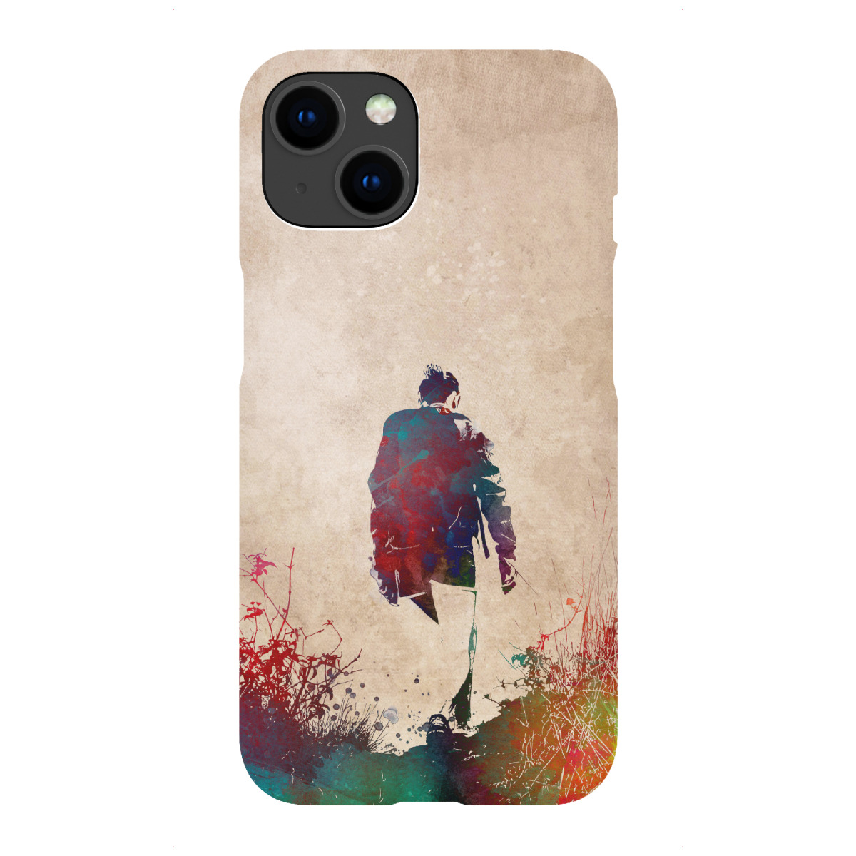 iPhone "Trekking in the mountains" Premium-Case Handyhülle artboxONE