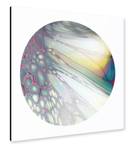 Alu-Dibond "White Light - Wings" 30x30 cm artboxONE