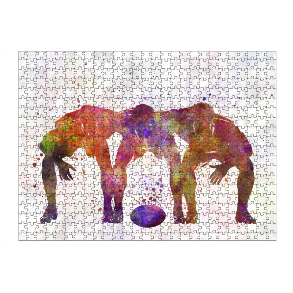 Puzzle Ravensburger "Rugby man player-k" artboxONE - Sport