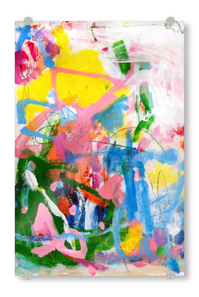 Acrylglasbild "Marisol Evora - Costa Blanca" artboxONE - Abstrakt - Abstrakt,Lebendig,Leben,Farbe,Farbenfroh,Bunt,Colorful,Abstract