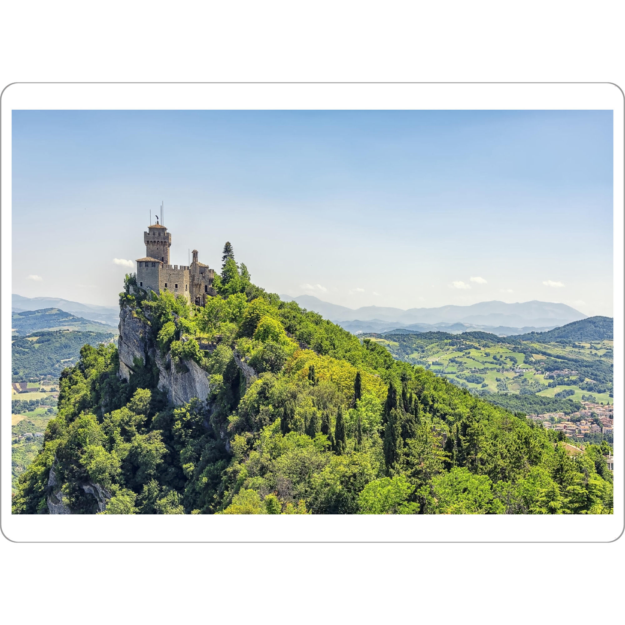 Tischset "San Marino" artboxONE - Städte,Natur,Reise,Architektur,Reise / Länder