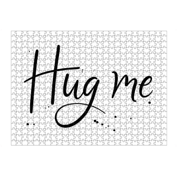 artboxONE Puzzle "Umarme mich, Liebling" artboxONE - Typografie,Menschen,Liebe,Lustig