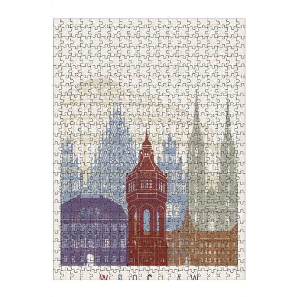artboxONE Puzzle "Wroclaw skyline" artboxONE - Städte,Architektur