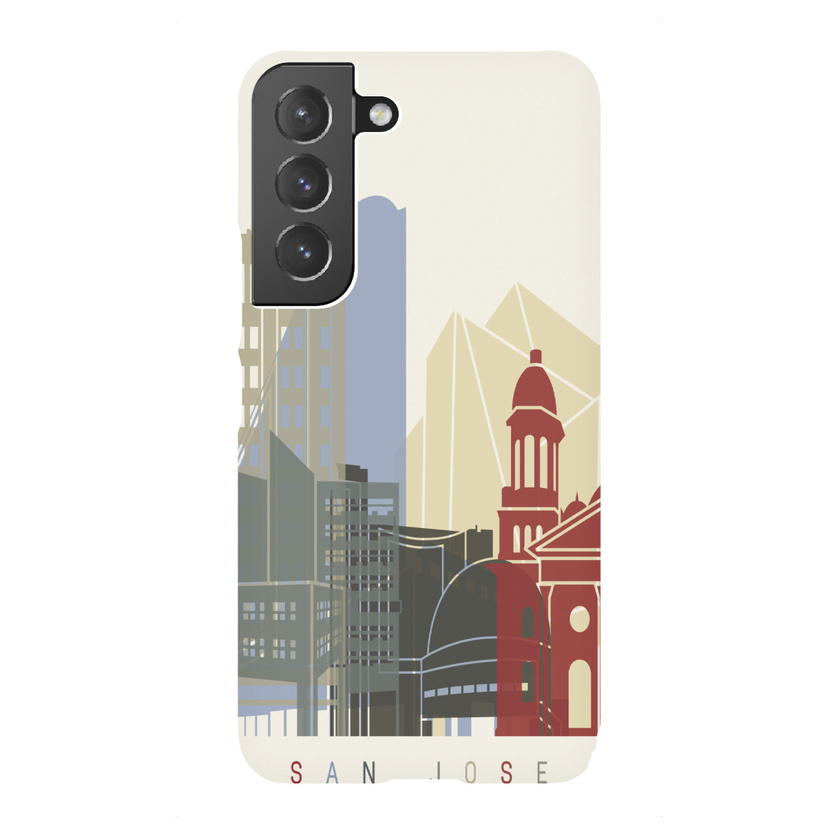 Samsung Galaxy "San Jose skyline" Premium-Case Handyhülle artboxONE