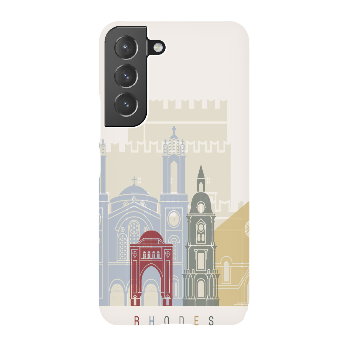 "Rhodes skyline"für Samsung Galaxy - Premium-Case Handyhülle artboxONE