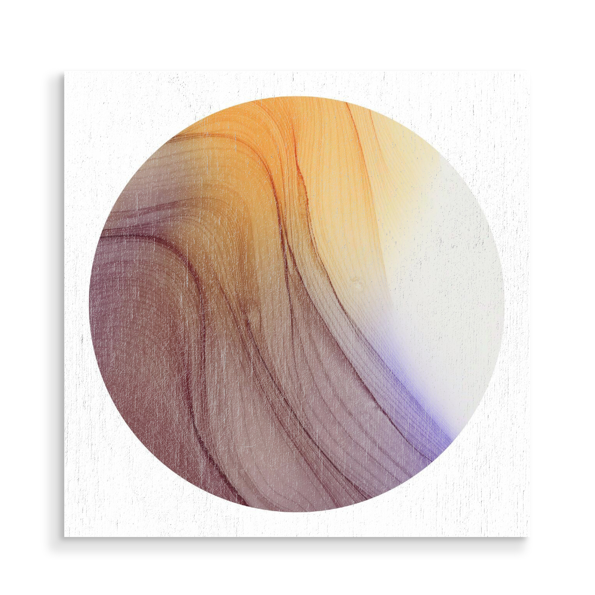 Holzbild "Night - Light on Waterfall" artboxONE - Abstrakt