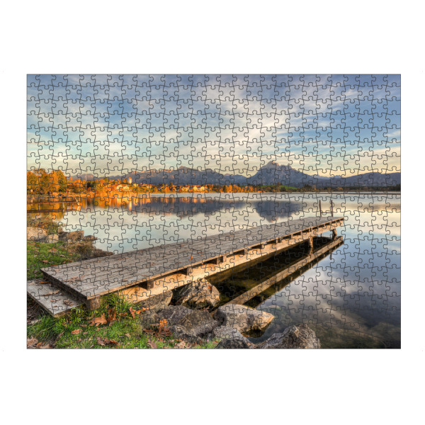 Puzzle Ravensburger "Steg am Hopfensee" artboxONE - Natur,Reise