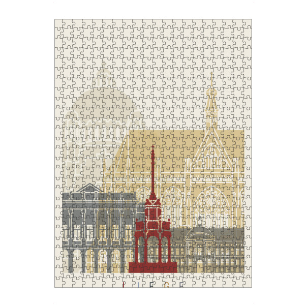 Puzzle Ravensburger "Liege skyline" artboxONE - Städte,Architektur