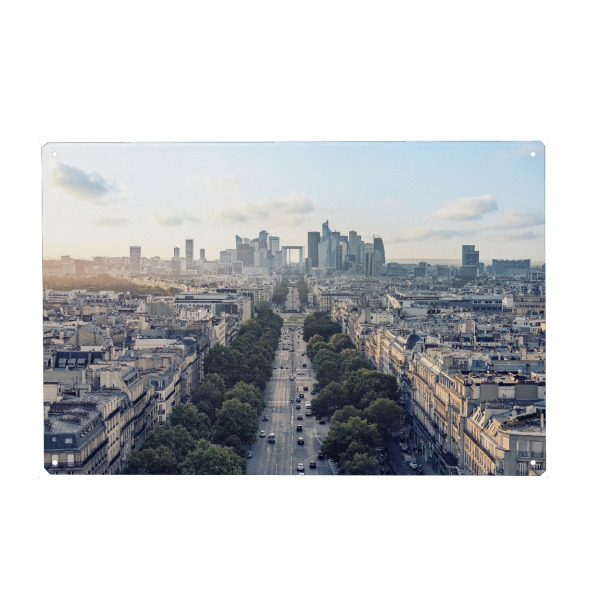 Holzbild "West Paris" artboxONE - Städte,Reise,Architektur,Städte / Paris,Reise / Länder