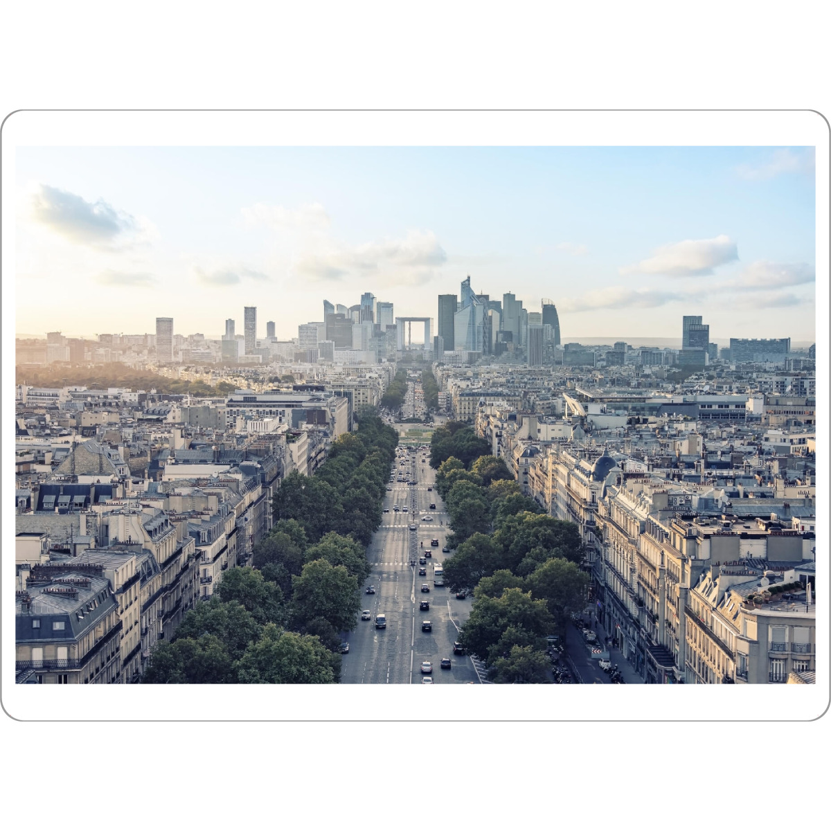 Tischset "West Paris" artboxONE - Städte,Reise,Architektur,Städte / Paris,Reise / Länder