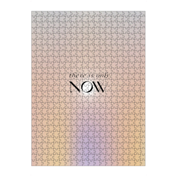 Puzzle Ravensburger "There is only NOW" artboxONE - Typografie,Abstrakt,Liebe