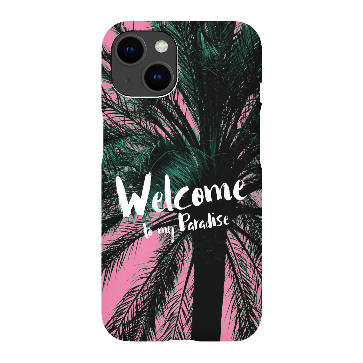 iPhone "Welcome to my Paradise I Palme" Premium-Case Handyhülle artboxONE
