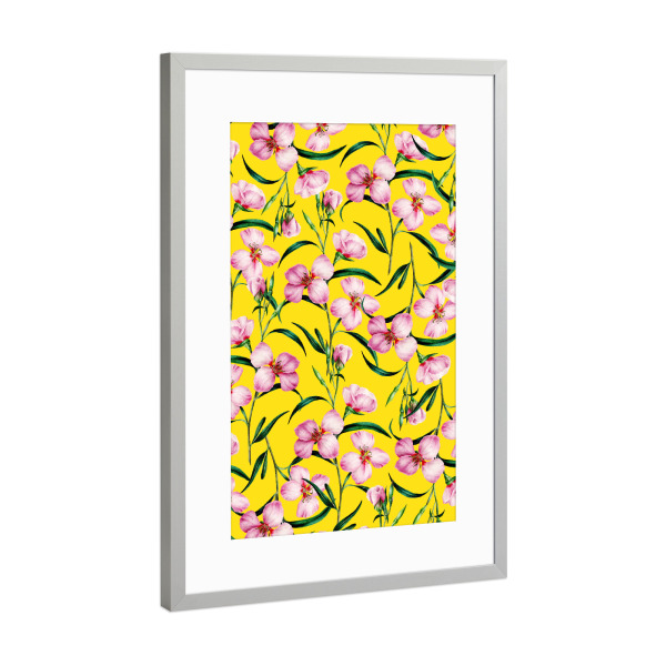 Poster mit Rahmen Silber "Querencia" artboxONE - Natur,Floral