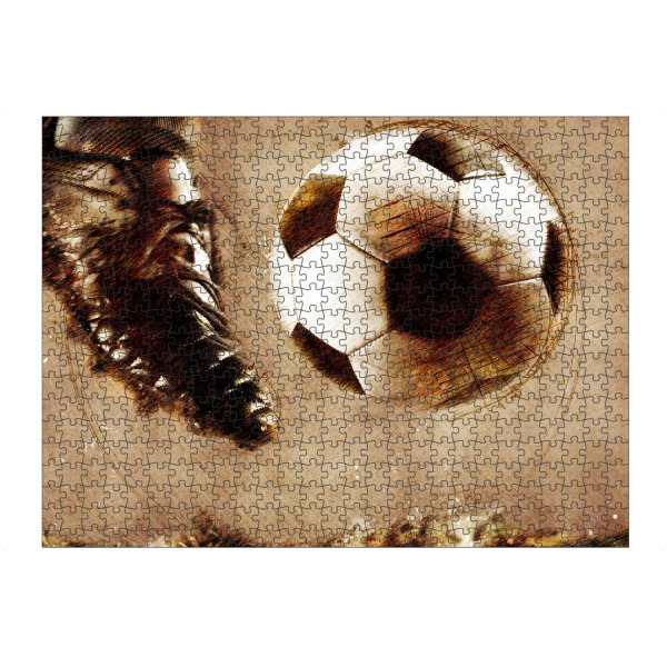 artboxONE Puzzle "Striker in football" artboxONE - Sport,Sport / Fußball