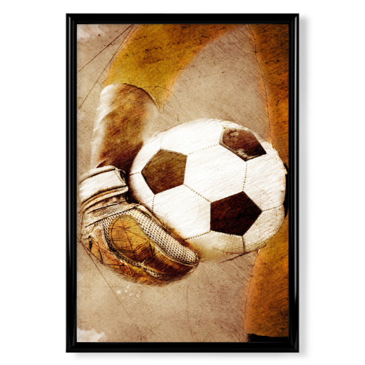 Goalkeeper soccer art