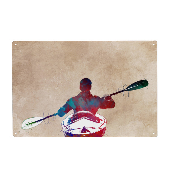 Holzbild "Canoeing" artboxONE - Sport,Sport / Sommerspiele - Canoeing,Canoe,Sport,Water,Sports,Kayaking