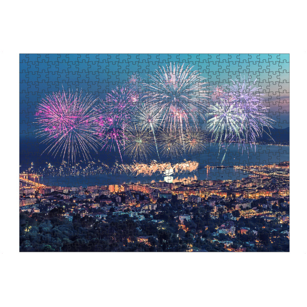Puzzle Ravensburger "The bay of Cannes" artboxONE - Städte,Reise,Architektur,Reise / Länder,Städte / Weitere
