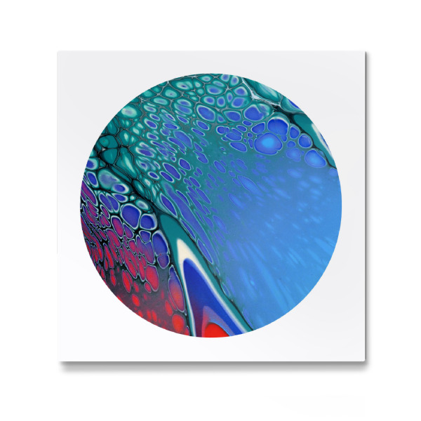 Galerie-Print "Red n blue Cells - Art" 30x30 cm artboxONE