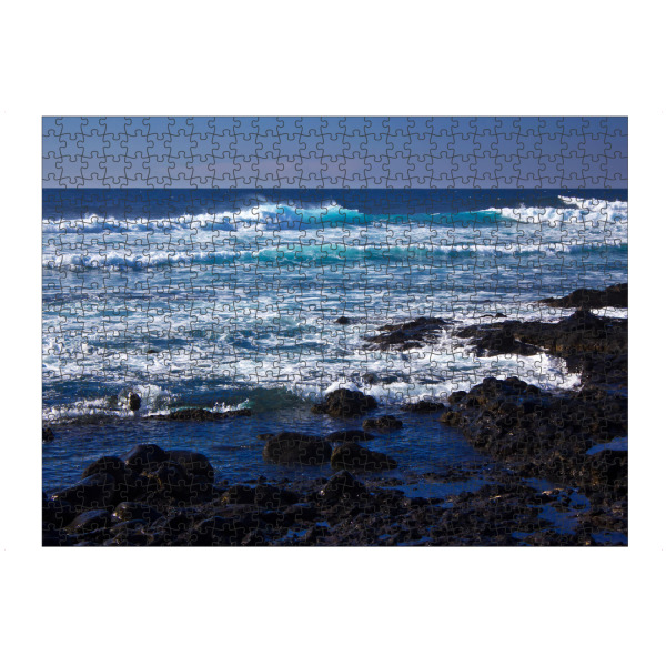 Puzzle Ravensburger "Lavaküste auf Lanzarote" artboxONE - Natur,Reise,Reise / Strand und Meer,Reise / Länder